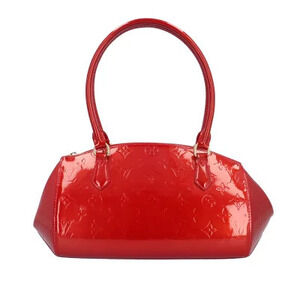 Louis Vuitton Sherwood Vernis Handbag Monogram Red